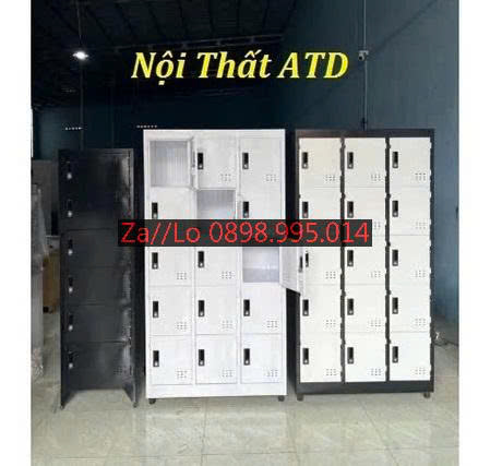 Tủ sắt đựng đồ cá nhân phòng gym, ký túc xá - Tủ locker 15 ngăn có khóa riêng từng ngăn giá rẻ, giao hàng toàn quốc tận nơi