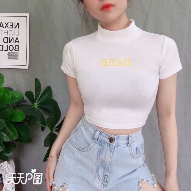 [HCM]Áo croptop áo croptop nữ BABE mẫu mới cực xinh