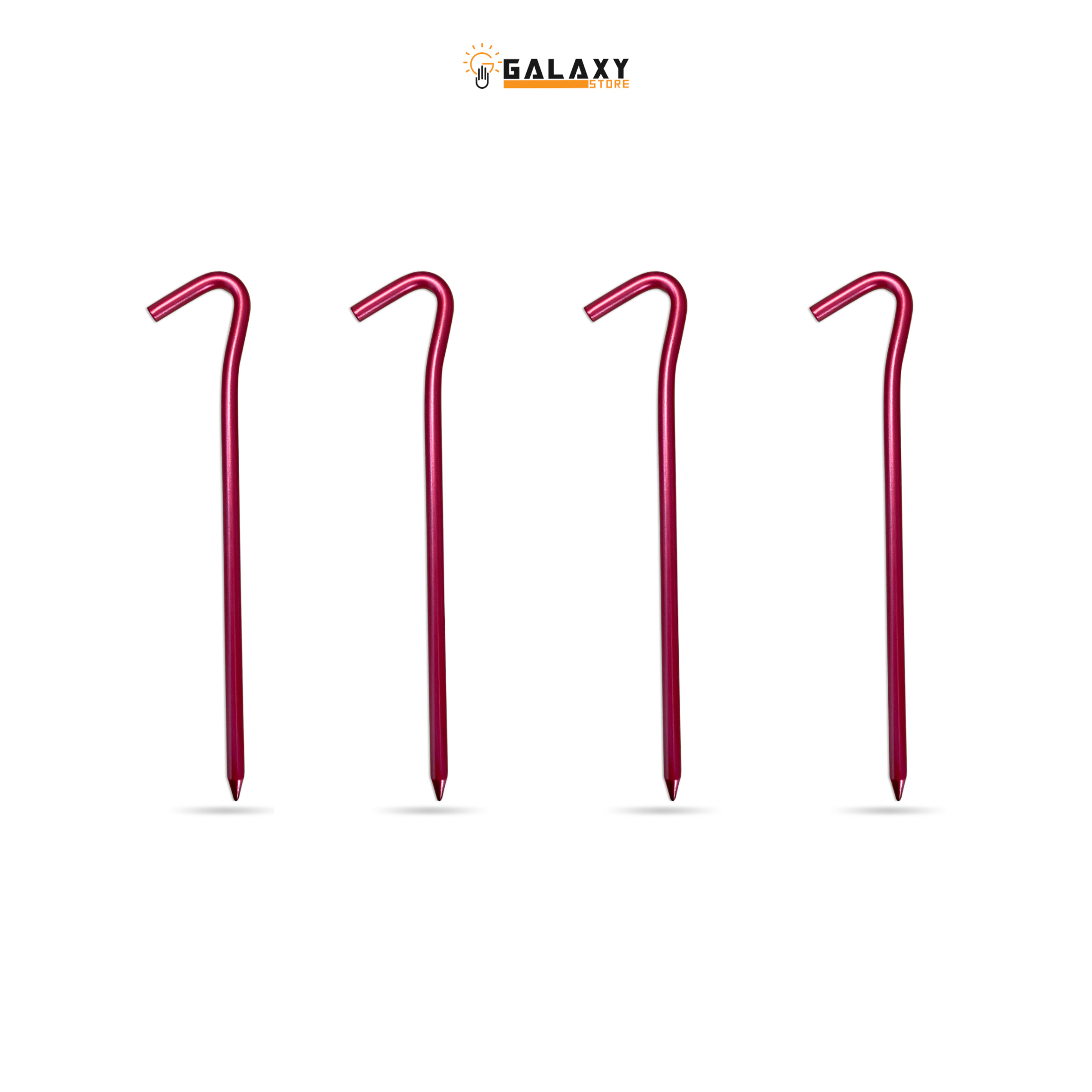 Bộ 4 Cọc Cắm Lều Bạt Tăng Che Galaxy Store GSCL01 - Hàng Chính Hãng