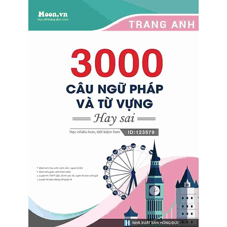 Sách 3000 câu Ngữ Pháp và Từ Vựng hay sai – Cô Trang Anh