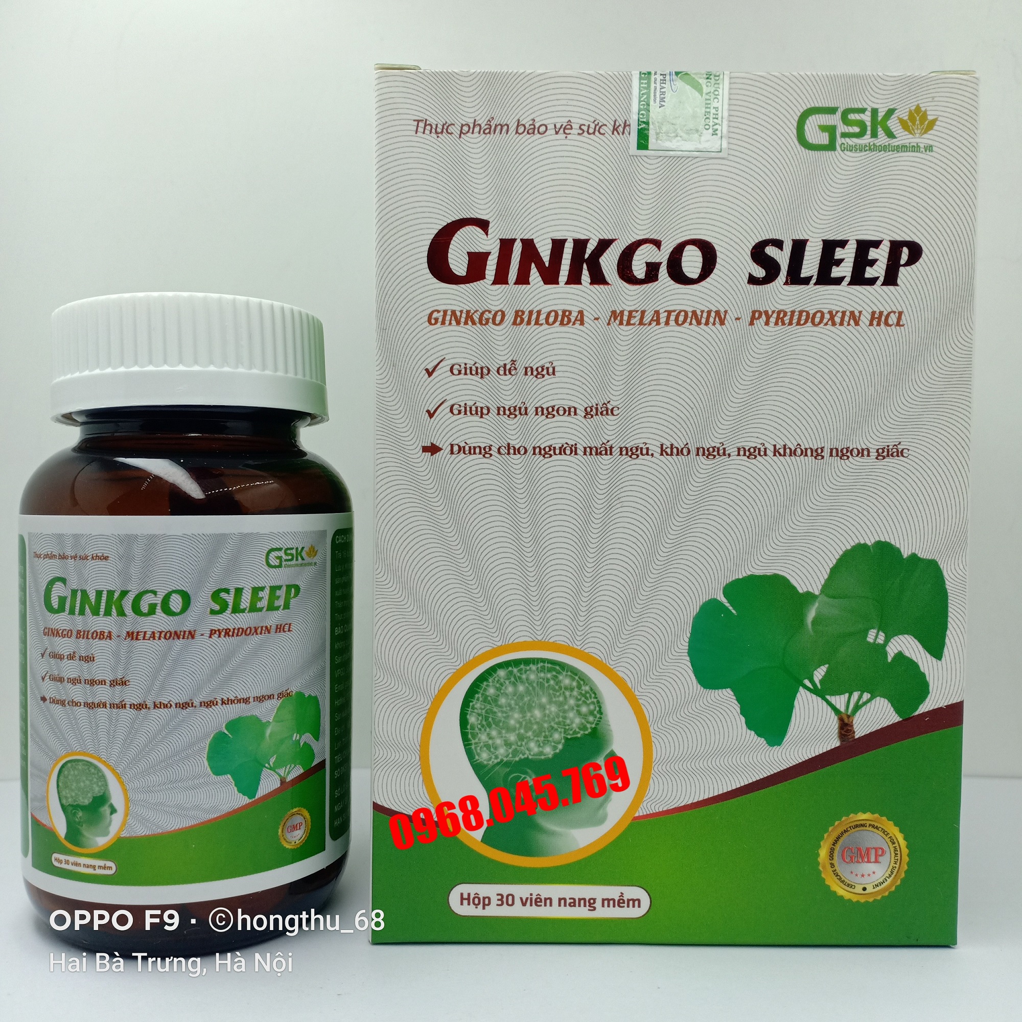 Viên Ginkgo Sleep Tuệ Minh - Lọ 30 viên