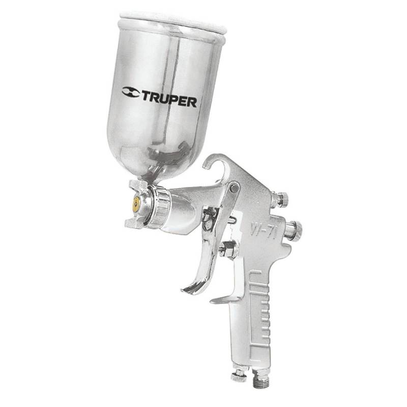 Súng phun sơn dùng hơi áp lực vận hành: 30 - 50psi vòi phun tiêu chuẩn: 1.4mm dung tích: 400ml truper - 11095 - pipi-420