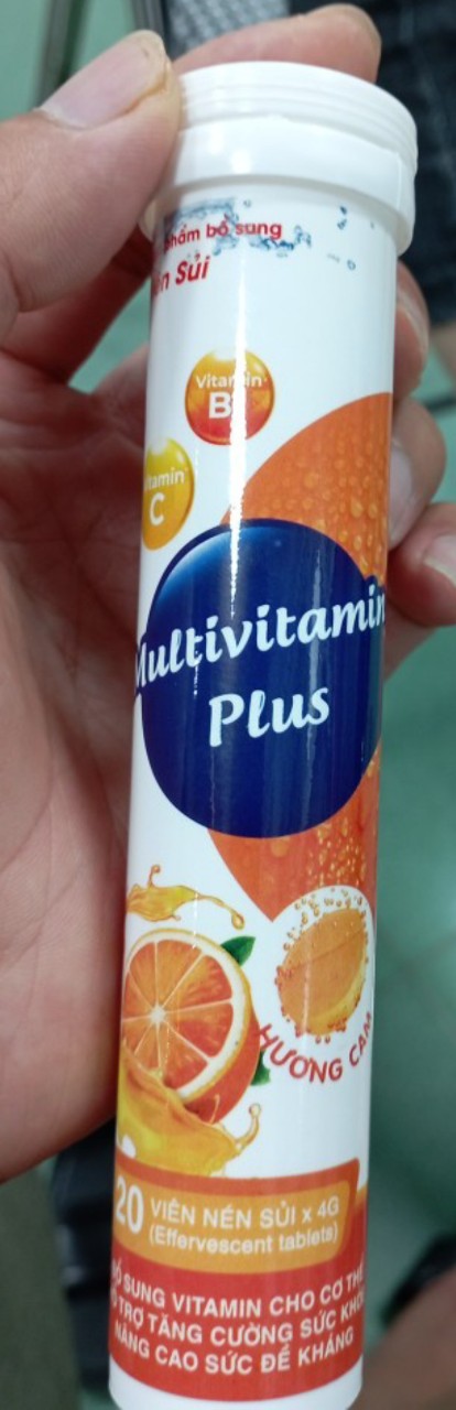 Viên nén sủi Multivitamin Plus hộp 20 viên