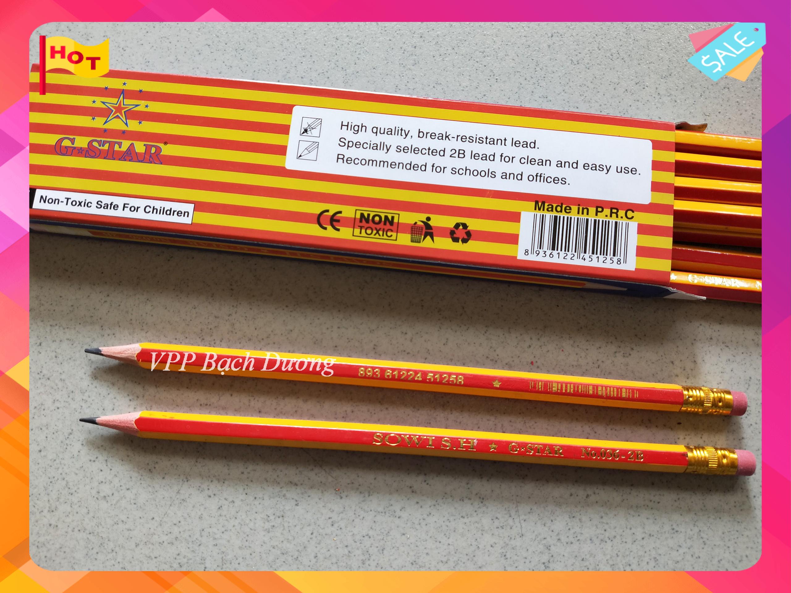Bút chì 2B Gstar 036 - 12 cây/hộp