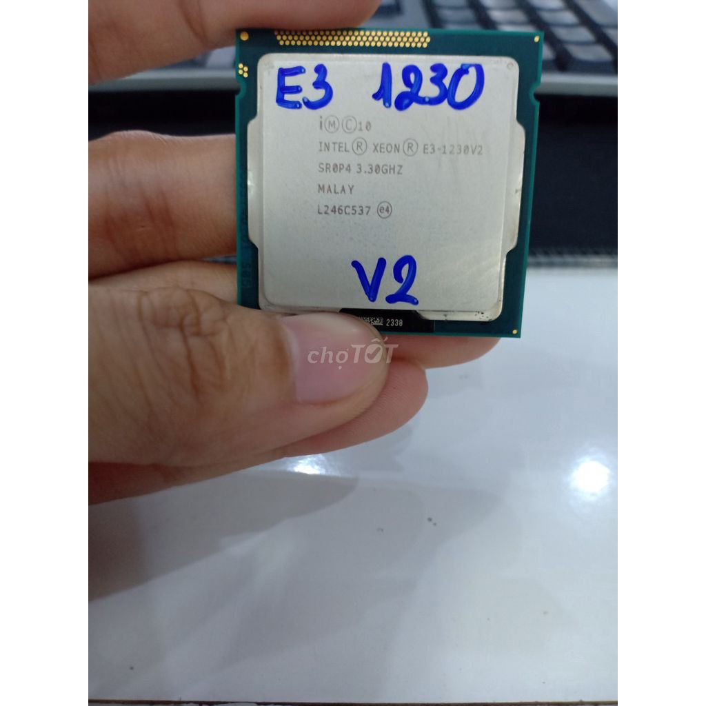 Cpu intel xeon e3 1230v2 tương đương i7 3770 - 8m cache upto 3.50 ghz 4 nhân 8 luồng soket 1155 - bảo hành 12 tháng