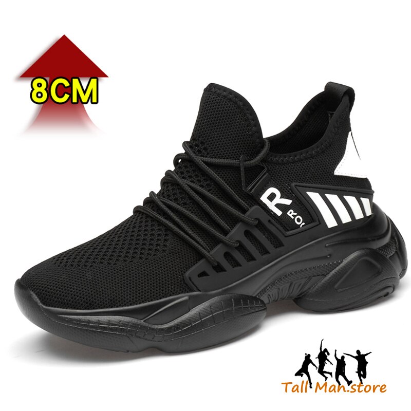 Sports Sneakers Men Elevator Shoes for Men Casual Mesh Summer Leisure