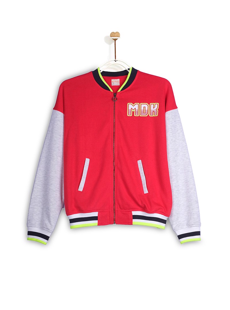 Áo Khoác Bé Trai M.D.K Contrast Color Printed Bomber Jacket