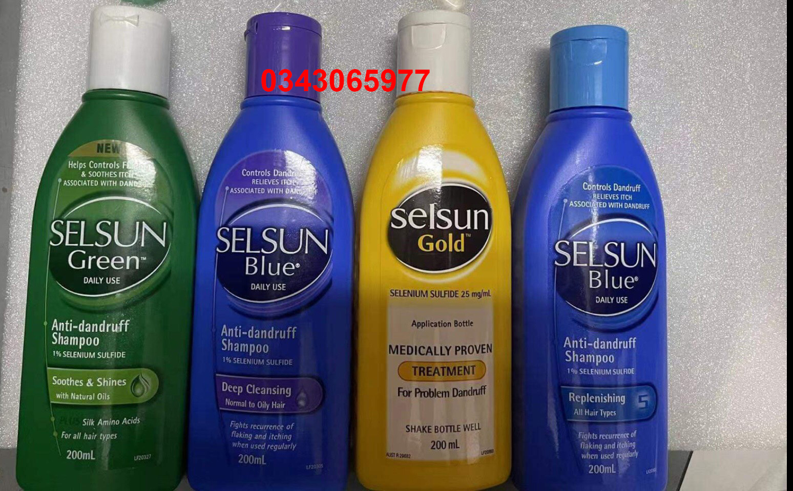 Dầu gội Selsun blue / Selsun gold chống gàu 200ml