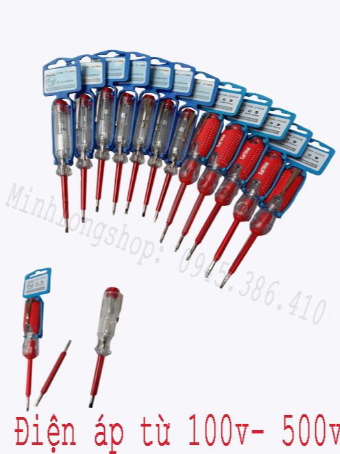 [ FREESHIP ]  Bút Thử Điện Đa Năng 100-500V - Kiêm Tua Vít 2 Đầu