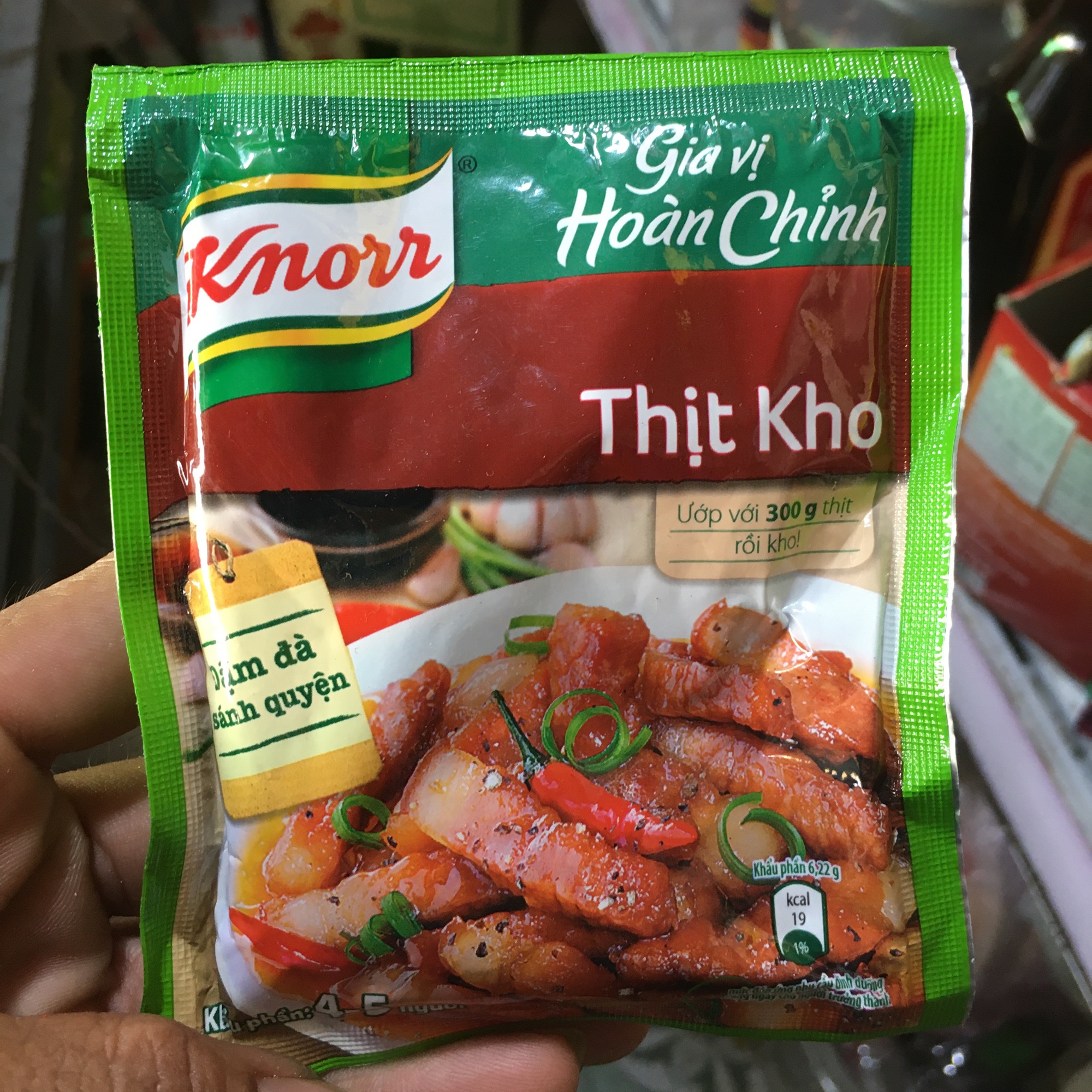 [HCM]Combo 5 Gói Gia vị hoàn chỉnh thịt kho Knorr 28g