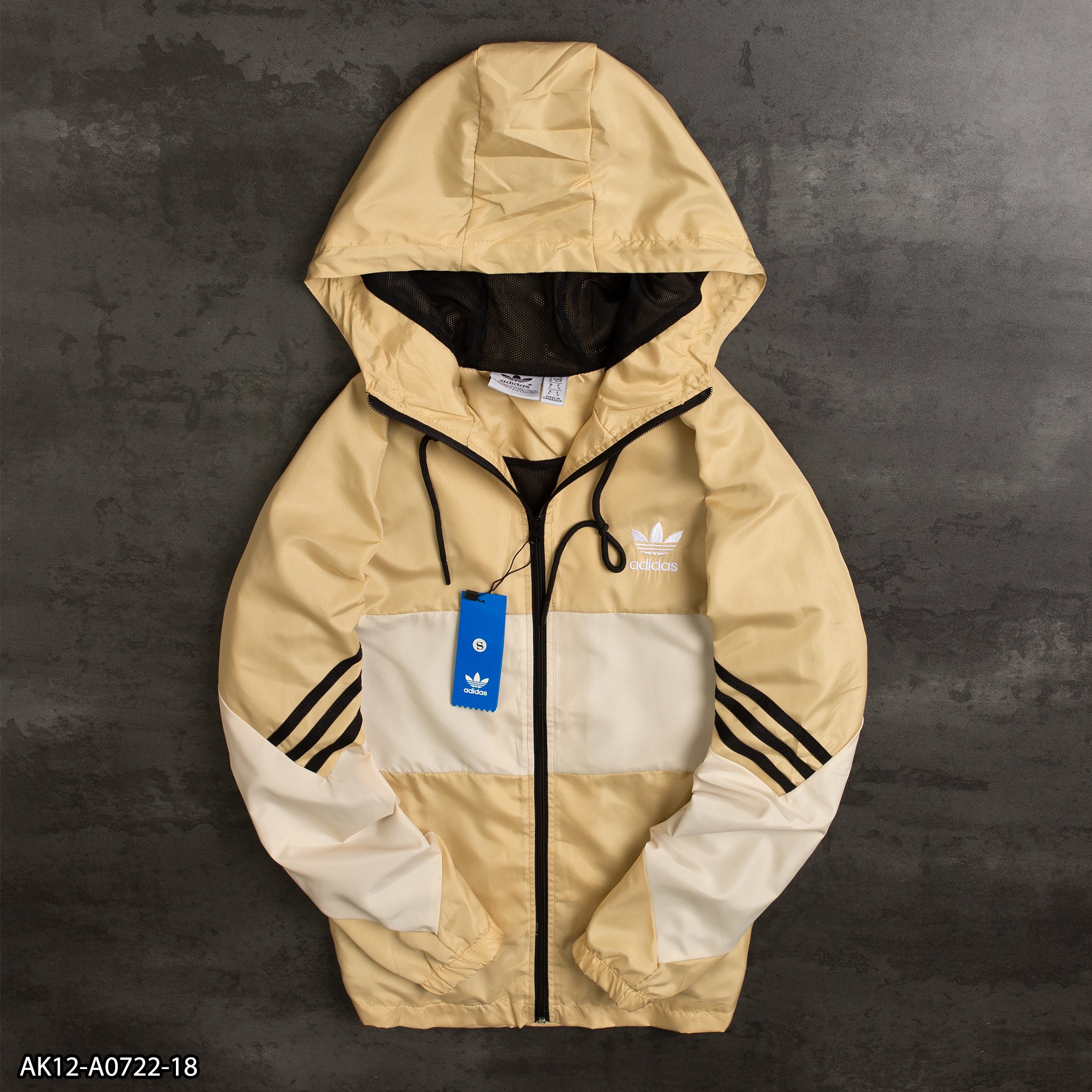 Áo khoác adidas 2 vải gió 2 lớp ak12 - áo khoác nam vnxk
