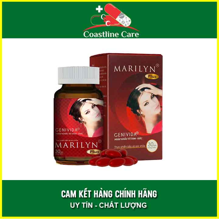 [HCM]Viên Uống MARILYN (Mẫu Mới) - Giúp Cân Bằng Nội Tiết Tố Nữ Hiệu Quả (30 Viên)