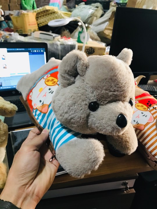 Túi sưởi chườm gấu bông đáng yêu