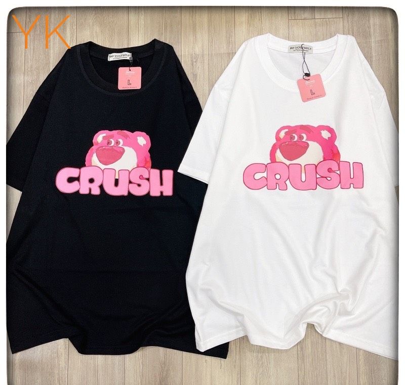 Áo Thun CRUSH Gấu Unisex Ullzang Tay Lỡ Form Rộng MS125