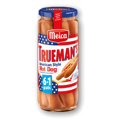 Xúc xích đức hiệu meica trueman's hot dog 540g - 7 cây , xuất xứ : đức