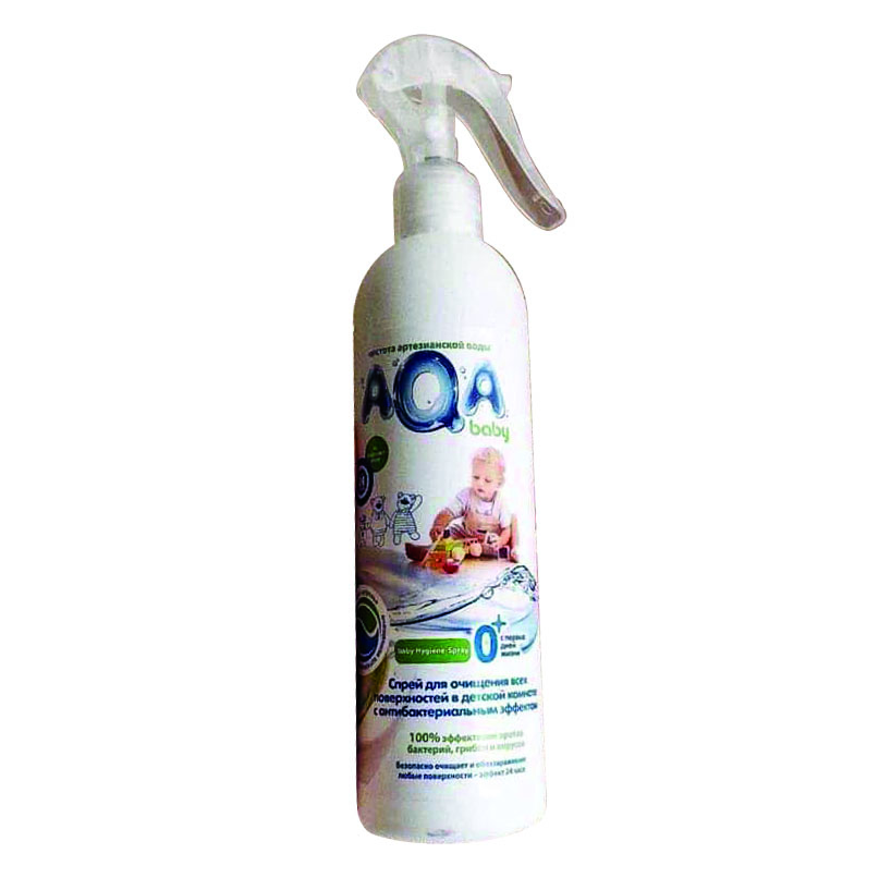 Xịt kháng khuẩn hữu cơ AQA chai 300ml xuất xứ Nga