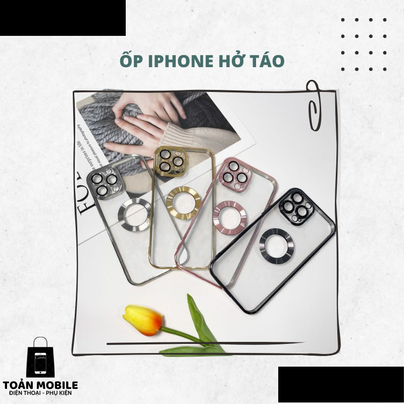 Combo ốp lưng hở táo và cường lực baiko dành cho ip