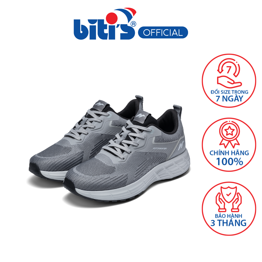 Giày Thể Thao Biti's Hunter Jogging Nam Màu Xám HSM011400XAM