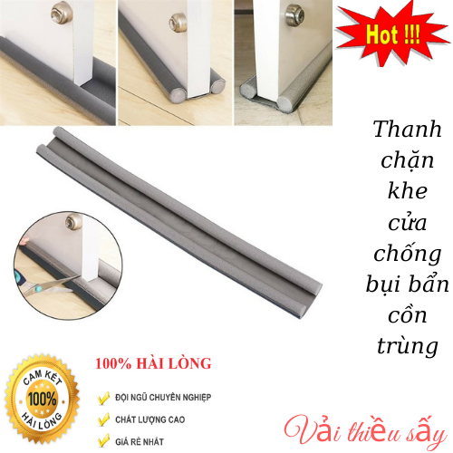 Combo 2 Thanh chặn khe cửa , Nẹp xốp chắn khe cửa-Nẹp xốp chắn khe cửa chống ồn, ngăn côn trùng, bụi bẩn, tránh kẹt chân tay