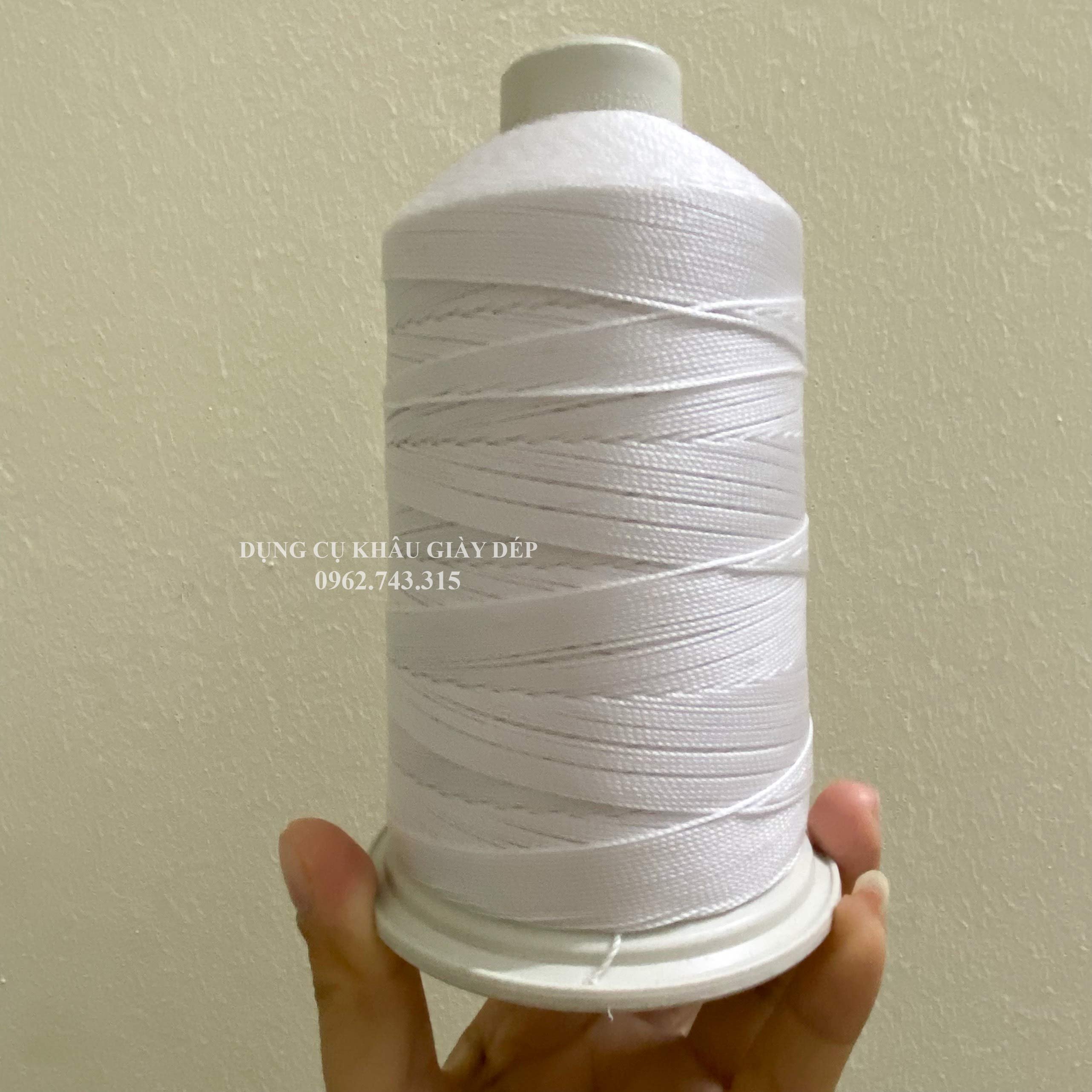 Chỉ khâu giày dép chuyên dụng (Màu trắng)