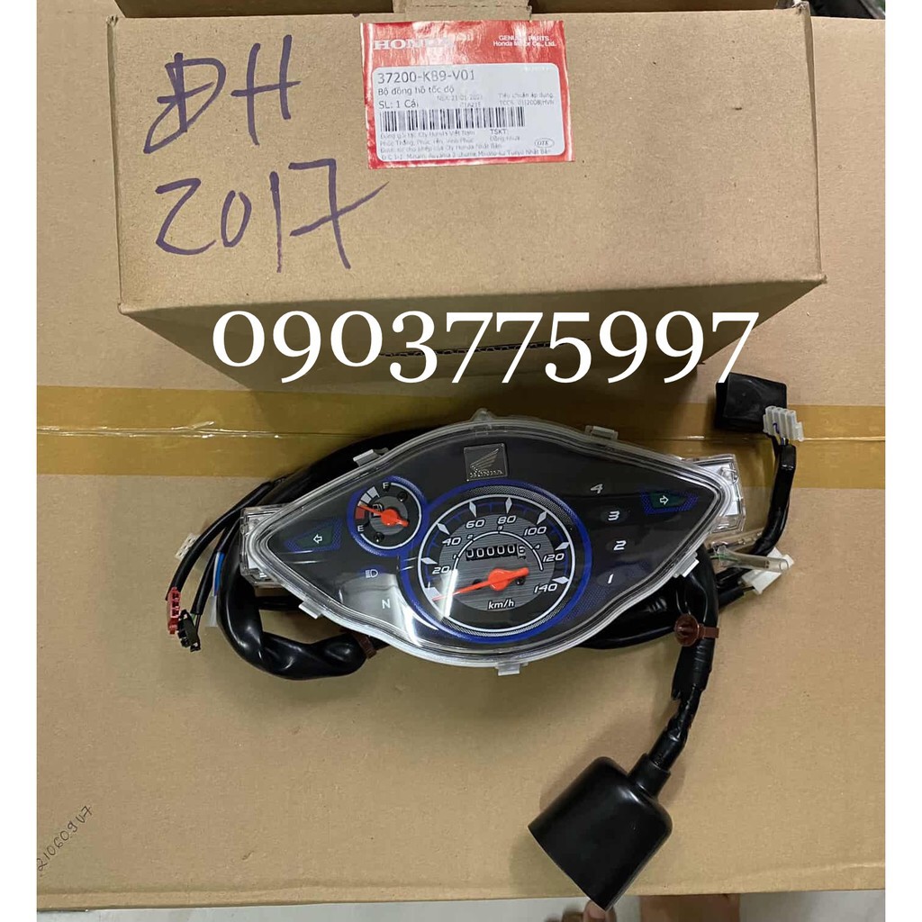 Bộ đồng hồ tốc độ wave a 110 đời 2017 , đồng hồ wave a 110cc