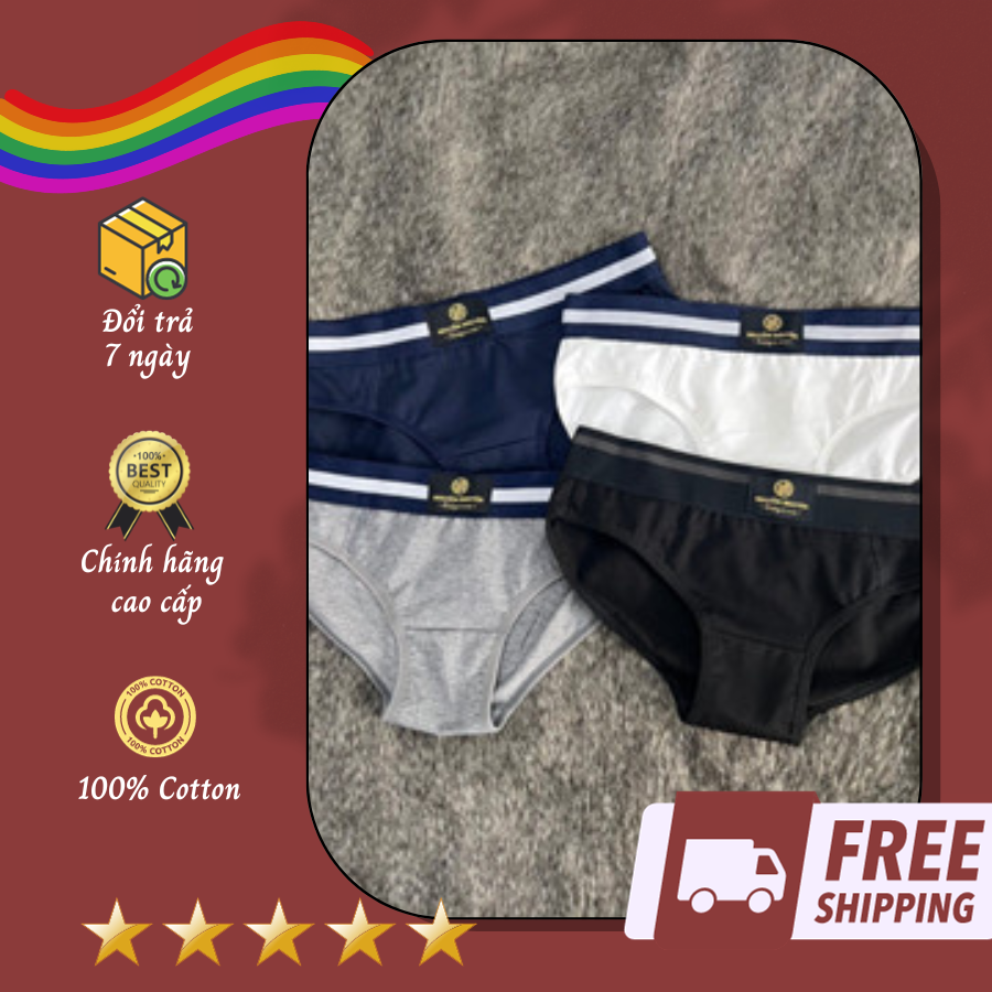 Set 4 Quần Lót Tam Giác Tomboy - Quần Xì Sịp Nam Tam Giác Tomboy Nam Thun Cao Cấp Mát Lạnh Combo Kháng Khuẩn Nguyễn Nguyên