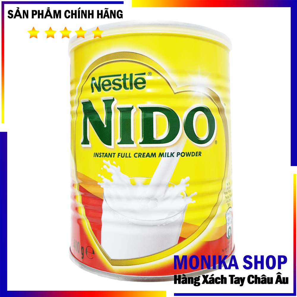 Sữa tươi Nido Hà Lan nắp trắng 900gr