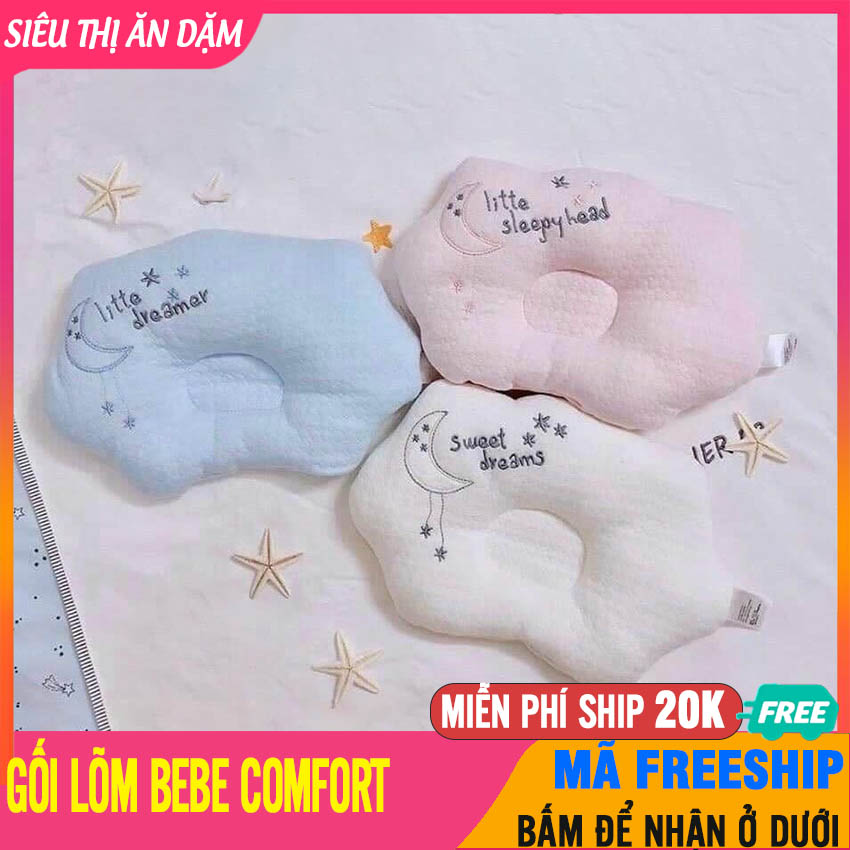 Gối Chống Bẹp Đầu BEBE COMFORT, Gối Lõm Mềm Mại, Êm Ái, Hạn Chế Tình Trạng Bẹt Đầu Ở Trẻ Sơ Sinh - Gối Chống Méo Đầu Cho Trẻ Sơ Sinh, Gối Chống Trào Ngược Ở Trẻ Nhỏ, Gối Lõm Cho Bé - Goi Lom