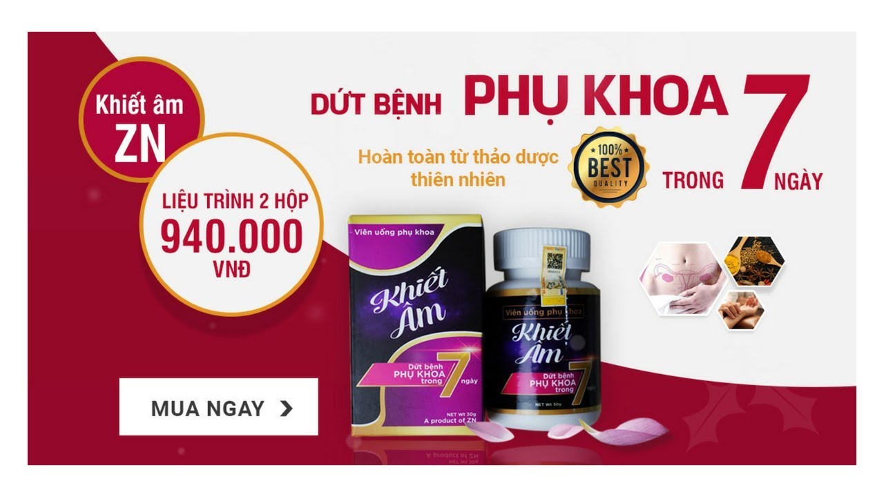 [HCM]Viên uống phụ khoa Khiết Âm