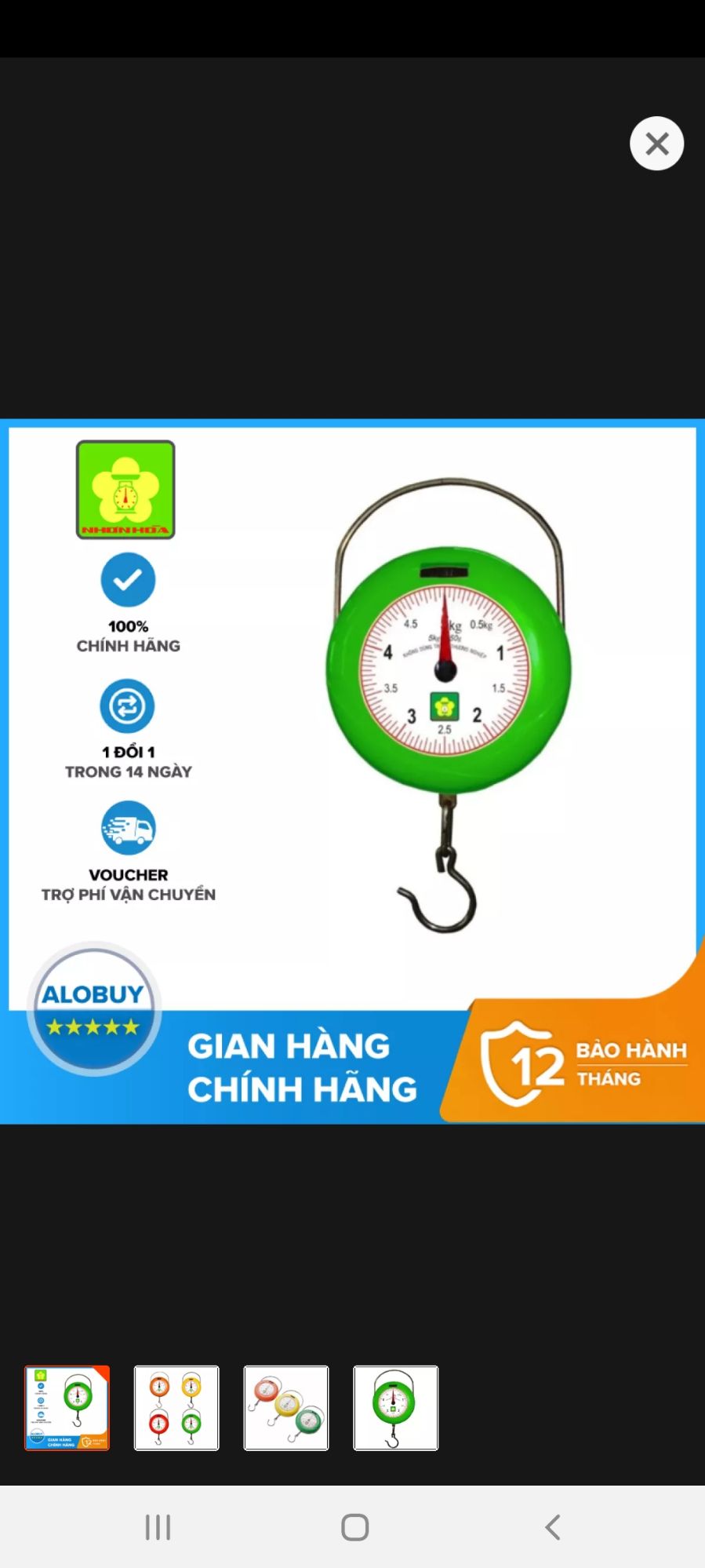 Cân treo 5 kg nhơn hoa chính hãng