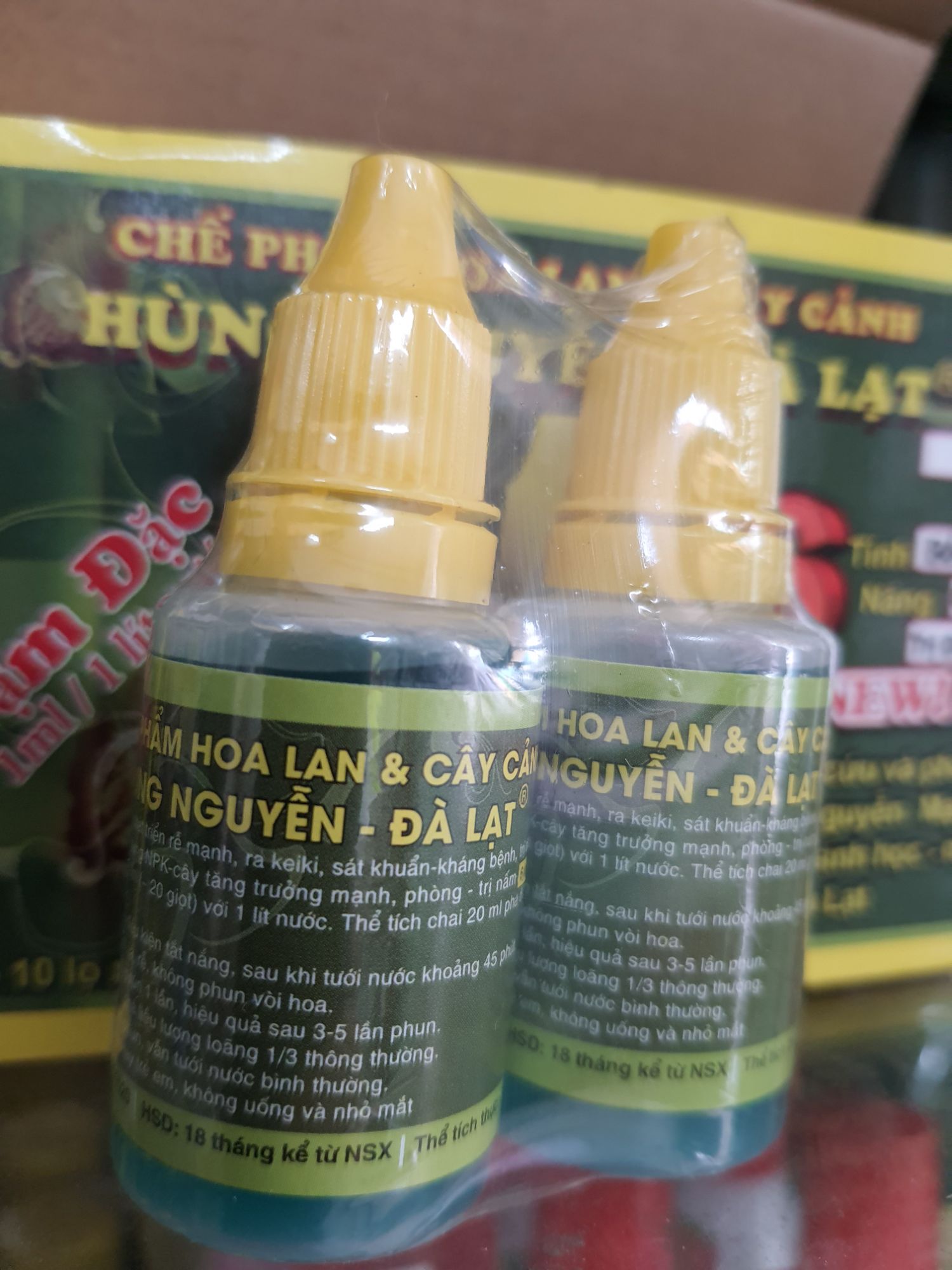 chế phẩm HÙNG NGUYỄN-chuyên kích rễ, sát khuẩn, phòng nấm cho lan