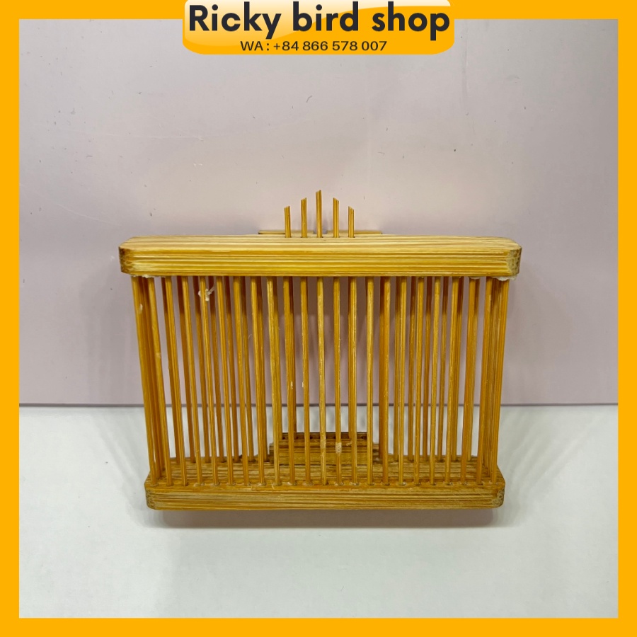 Rọ đựng dế cào cào đẹp Ricky, rọ dế TRE cho lồng chim chào mào size đại