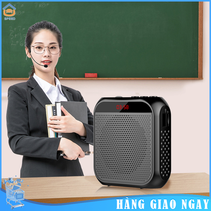  Giao hàng 24 giờ Loa Trợ Giảng Hi Fi S-17 Công Suất Lớn Pin Trâu hỗ trợ đài FM MP3 có dây dành cho giáo viên 