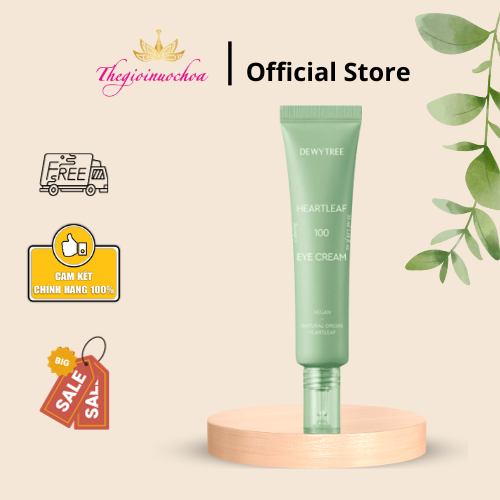 Kem dưỡng mắt thuần chay dewytree heartleaf 100 eye cream