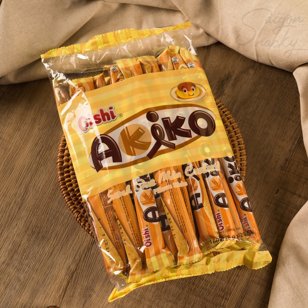 Bánh snack que AKIKO đủ mùi đủ vị