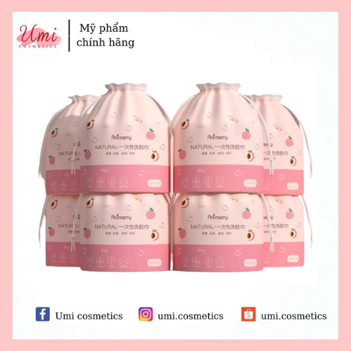 Khăn lau mặt dùng 1 lần 100% bông tự nhiên animerry - cuộn khăn giấy lau mặt đa năng