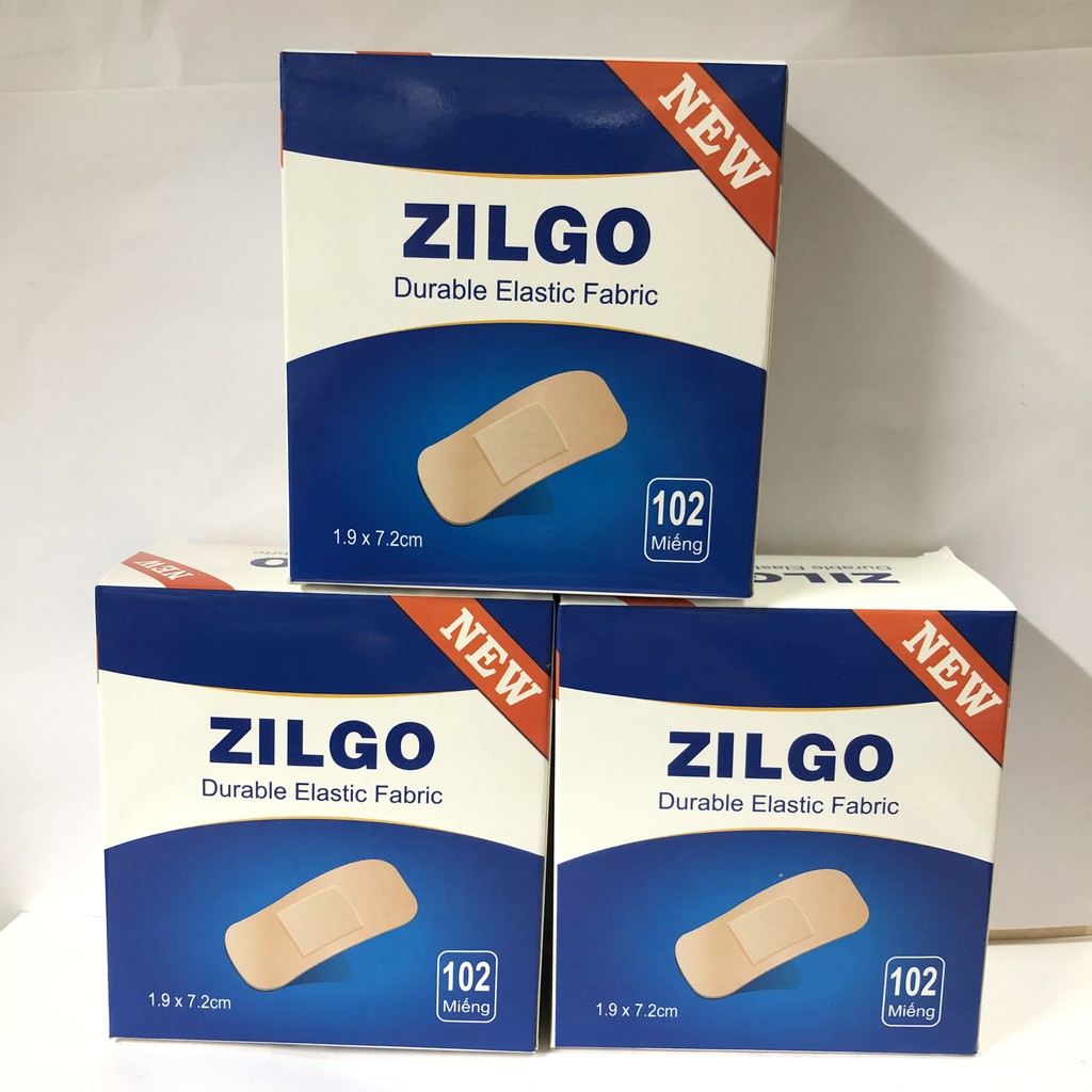 Băng dán cá nhân zilgo 102 miếng