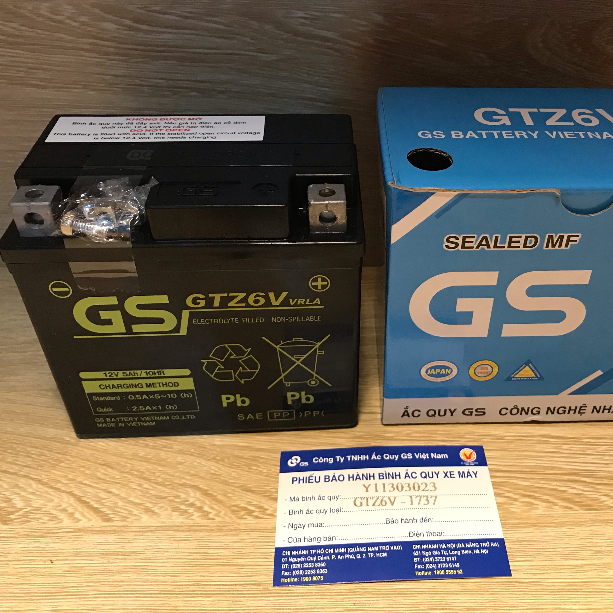 Ắc Quy GS Gắn Sh125-150i Chính Hãng