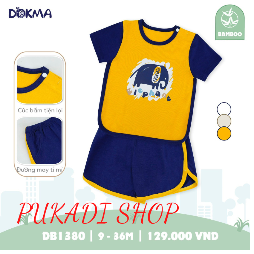 Bộ Quần Áo Bé Trai Bộ Quần Áo Bé Gái Set Bộ Body DOKMA Cotton 100% Không