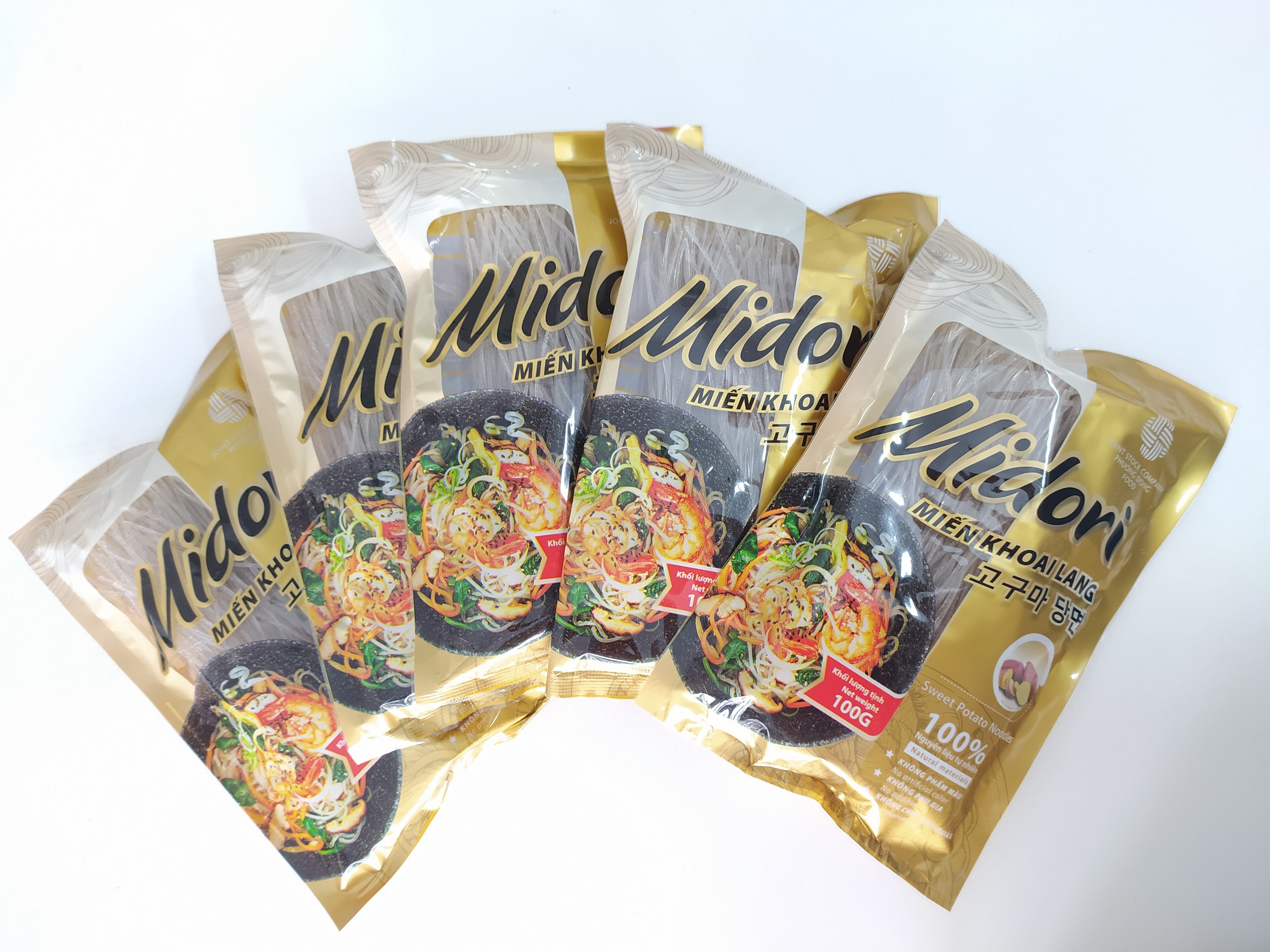 Combo 5 gói miến khoai lang midori gói 100g