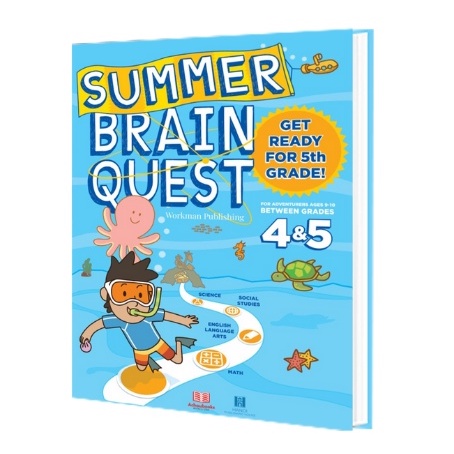Sách summer brain quest grade 4&5 - nhà sách giáo dục á châu
