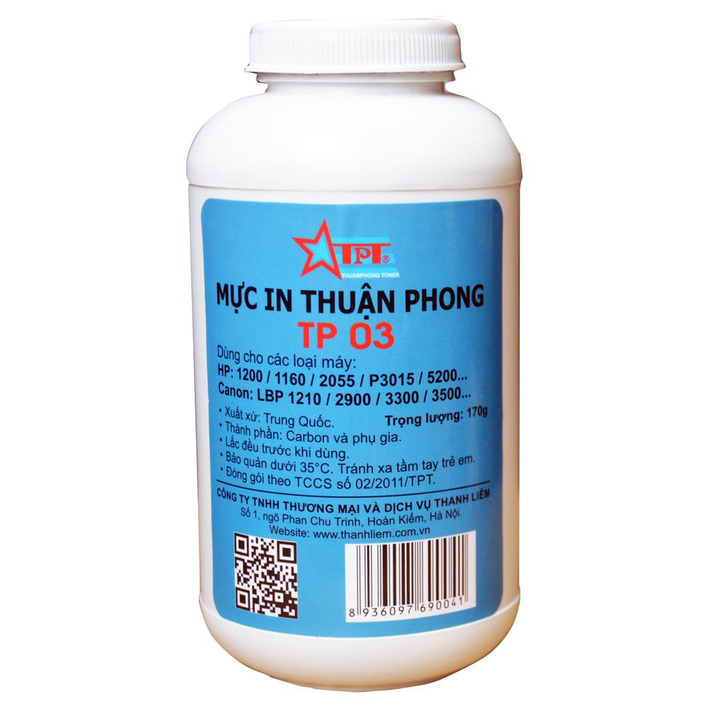 Mực đổ thuận phong tp03 dùng cho máy in hp / canon