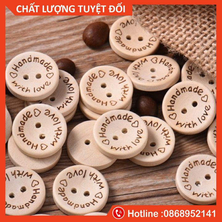 ❤️ rẻ vô địch ❤️ cúc gỗ handmade