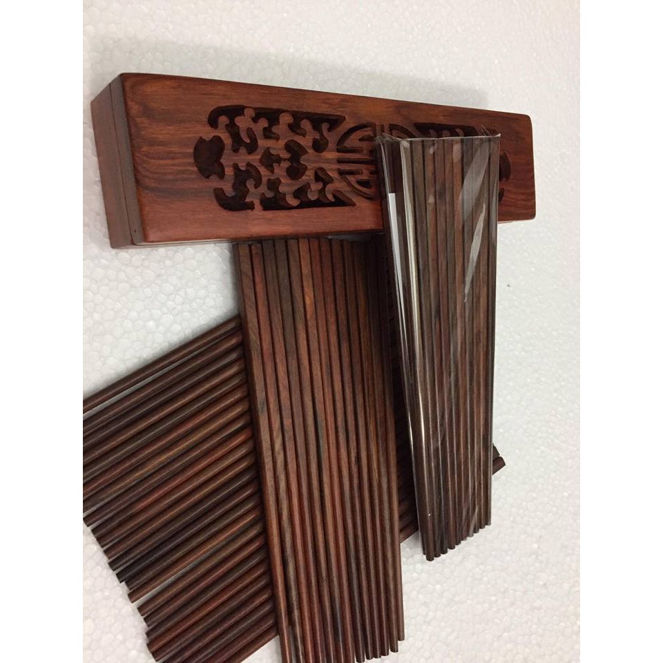 Đũa gỗ trắc đen đỏ