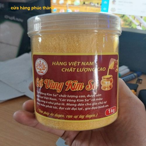Cát vàng kim sa cắm bát hương 800g
