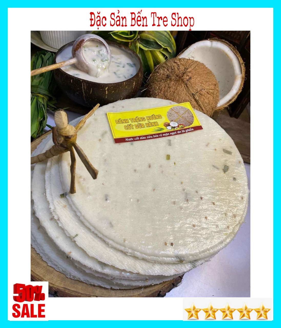 (FREESHIP) BÁNH PHỒNG NẾP MẶN SƠN ĐỐC (TÚI 10 BÁNH LỚN)/ CHỌN NHIỀU LOẠI- ĐẶC SẢN BẾN TRE SHOP