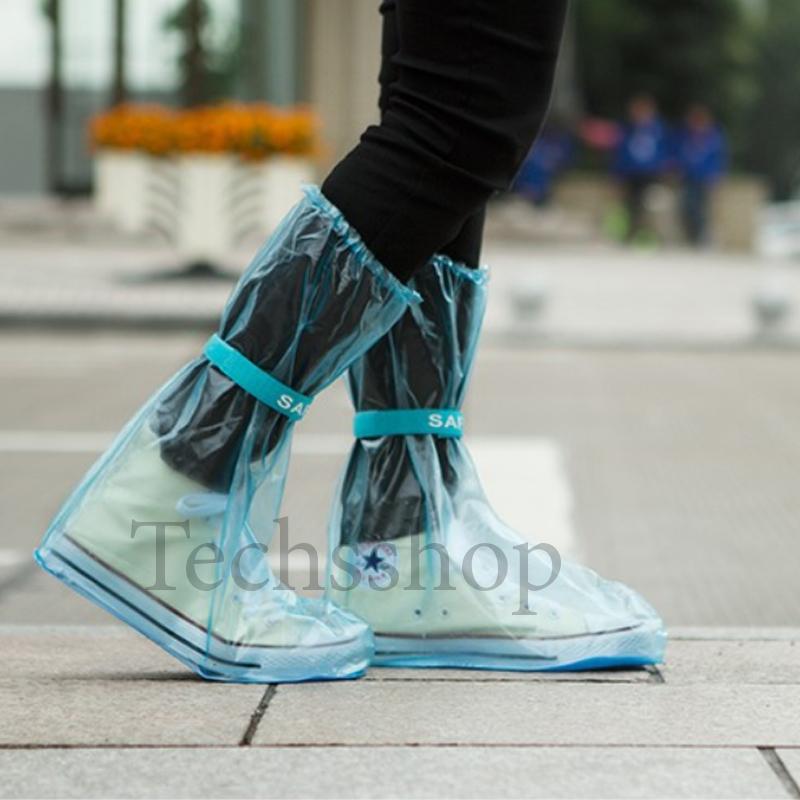 Bọc giày đi mưa 1 size từ 40 đến 43 đều dùng được - Giày đi mưa ống cao - Giày đi mưa nữ - Giày đi mưa nam Rainboots
