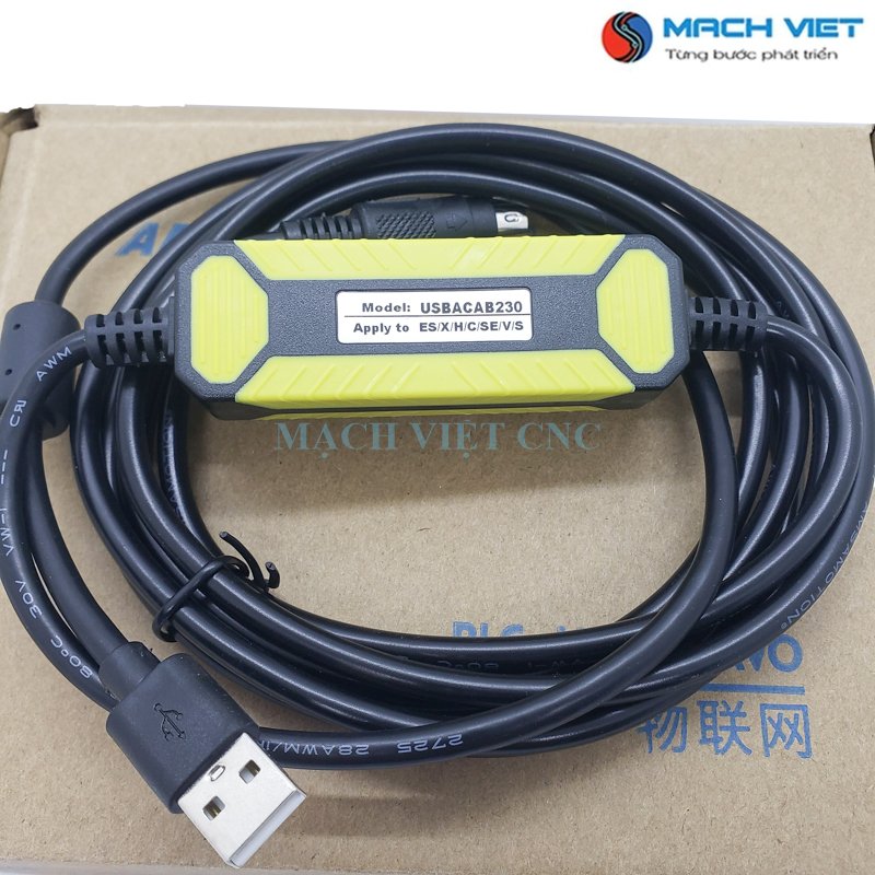 Cáp lập trình PLC Delta USBACAB230