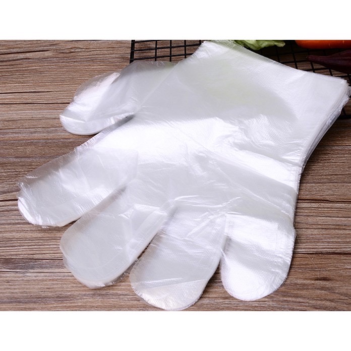 Túi 100 găng tay nilon làm bếp