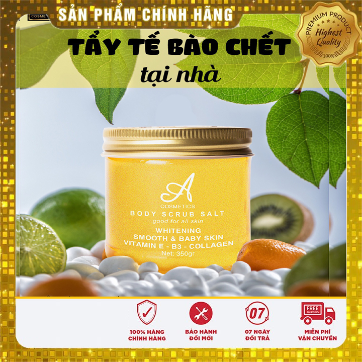 [CHÍNH HÃNG] Muối Tẩy Da Chết trái cây A COSMETICs mới nhất
